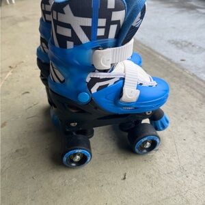 Neon Roller Skates  Quad Inline LED Adjustable Size 12-2 KIDS